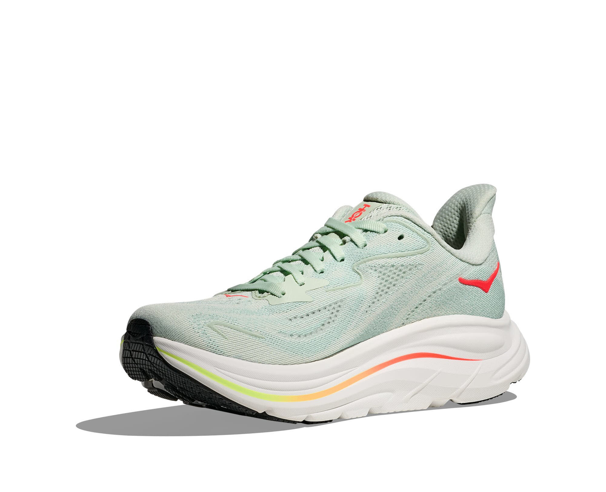 Hoka Clifton 10 Damen Laufschuhe Joggingschuhe grün/weiß