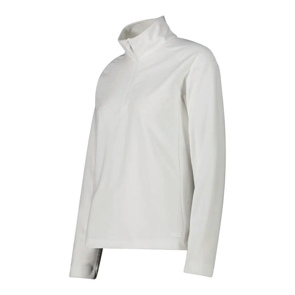 CMP WOMAN SWEAT Damen Skirolli Midlayer Sweatshirt weiß