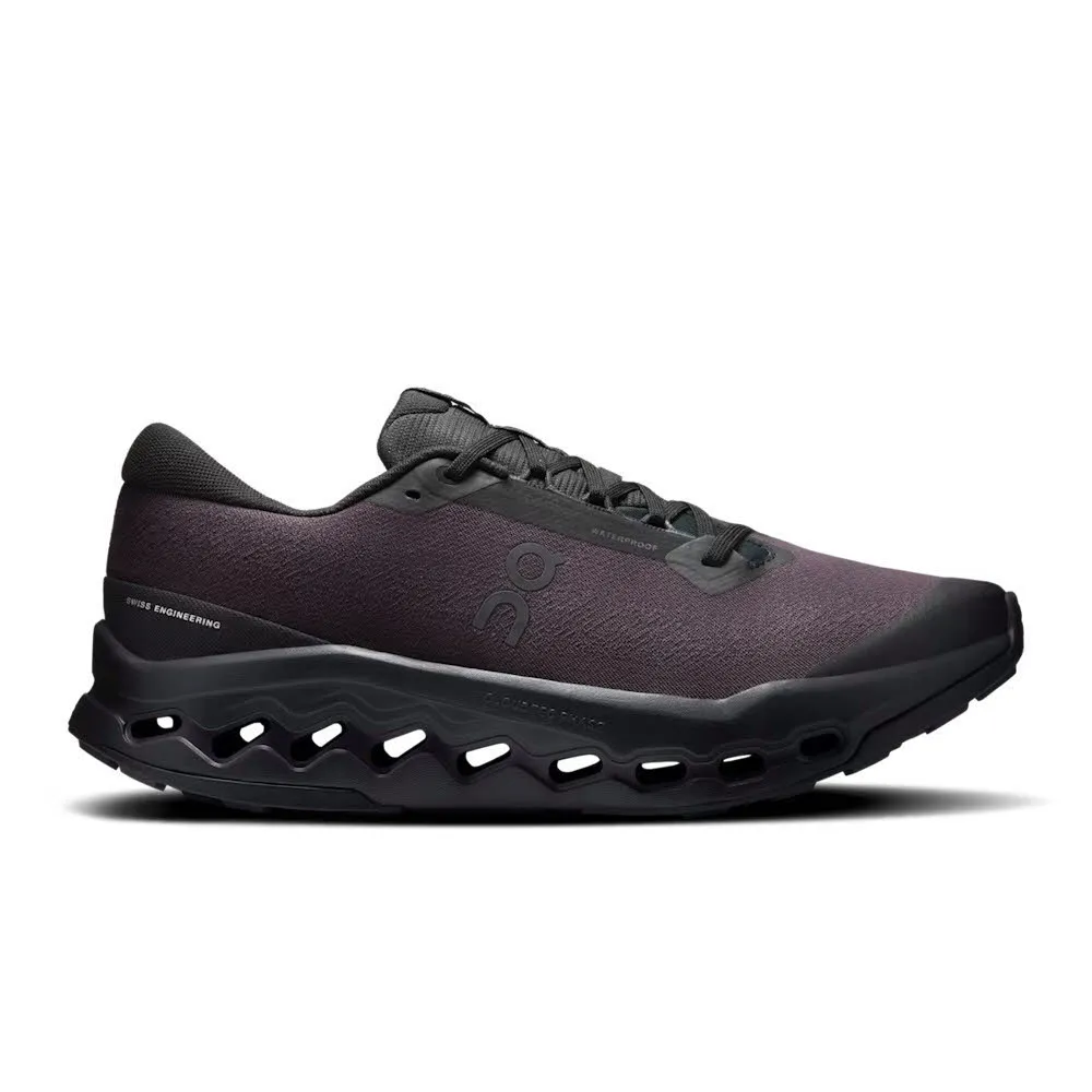 ON Cloudsurfer Trail 2 Waterproof Herren Sneaker Laufschuhe schwarz