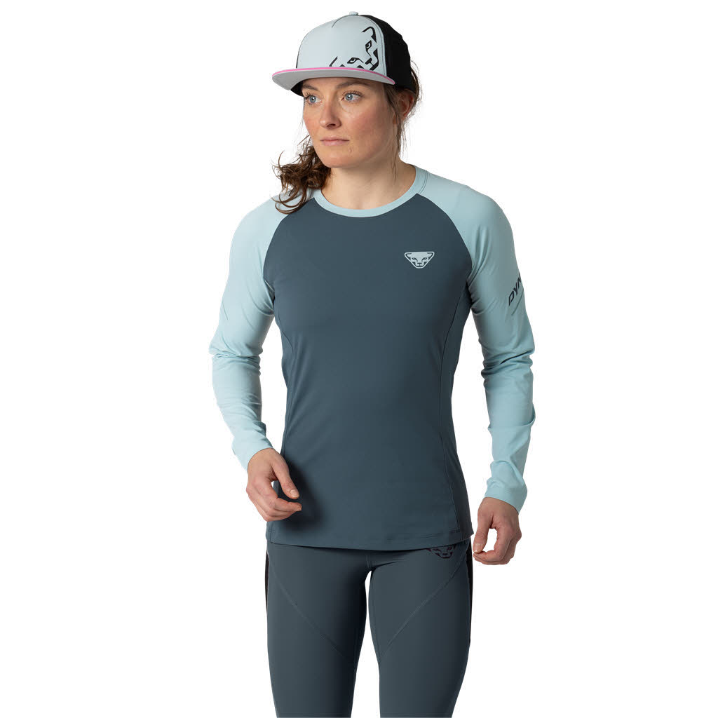 Dynafit Alpine Pro Damen Longsleeve Laufshirt blau
