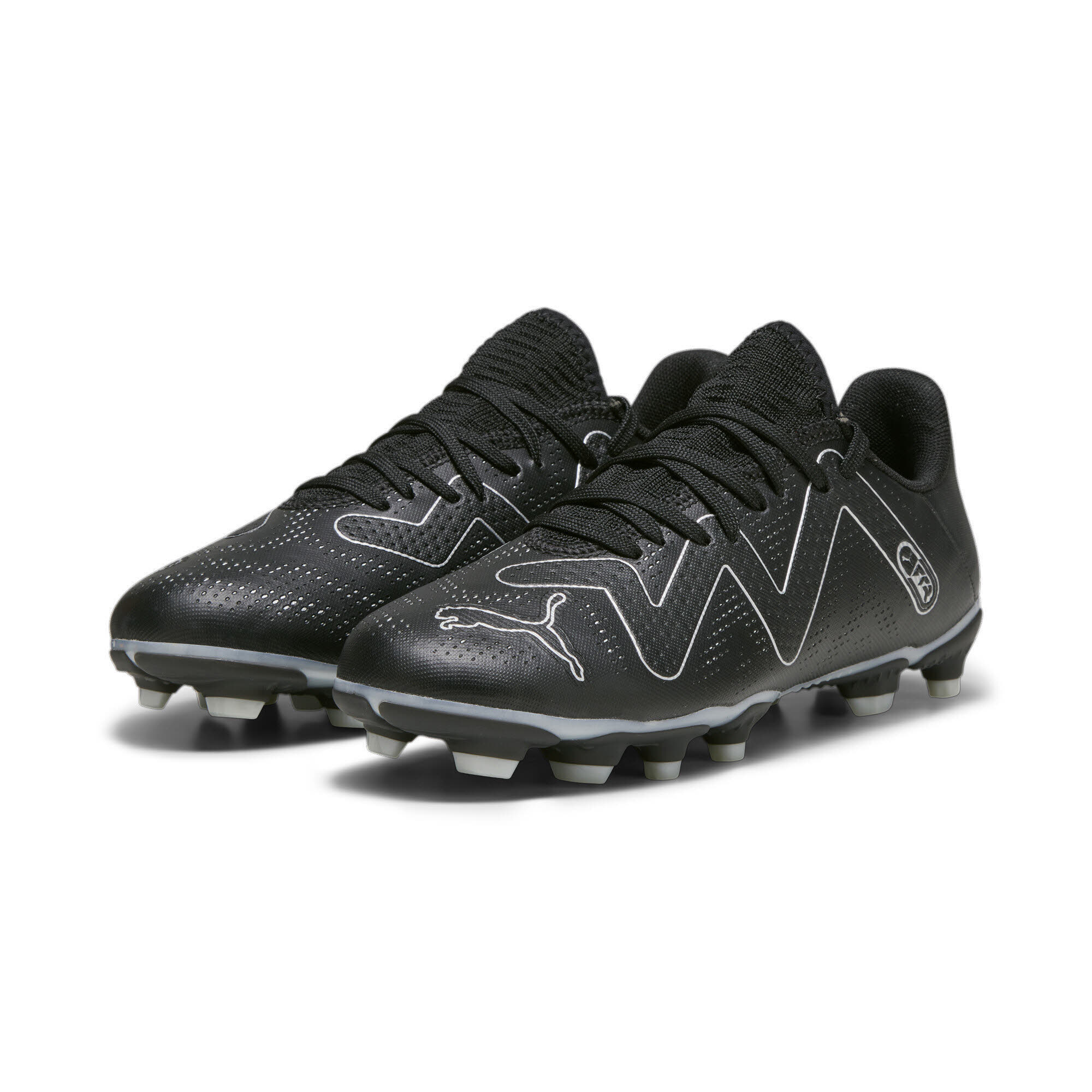 Puma Future Play FG/AG Jungen Fußballschuhe Stollenschuhe schwarz