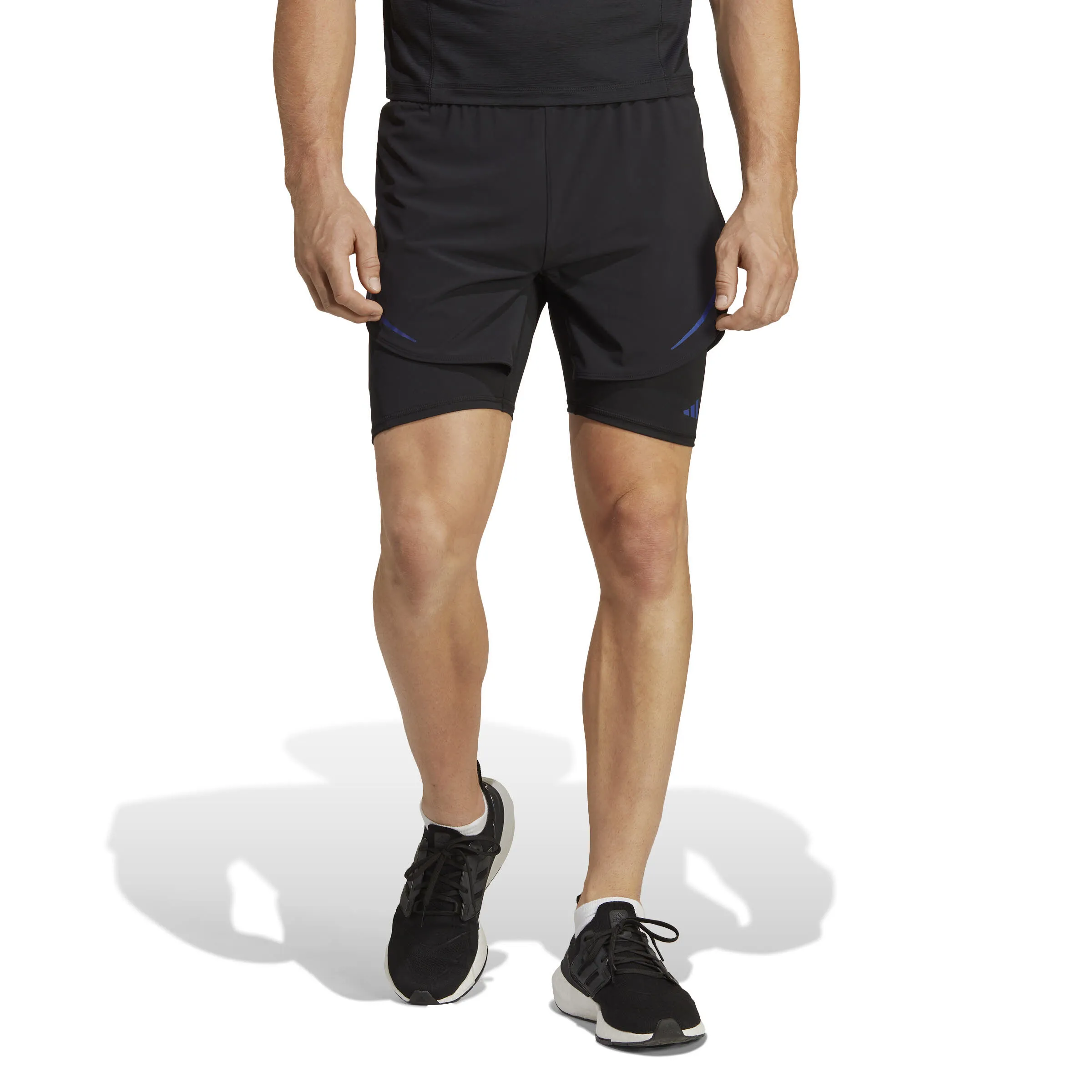 adidas HEAT.RDY HIIT 2-in-1 Trainingsshorts Herren schwarz