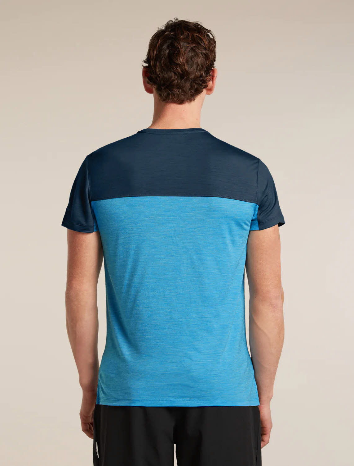 Icebreaker 125 Sphere T-Shirt Colour Block Herren Funktionsshirt blau