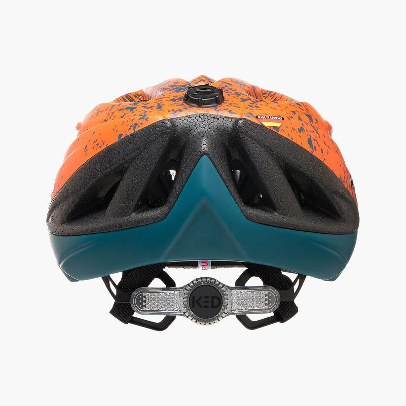 KED Street Jr. Pro Jungen Fahrradhelm orange