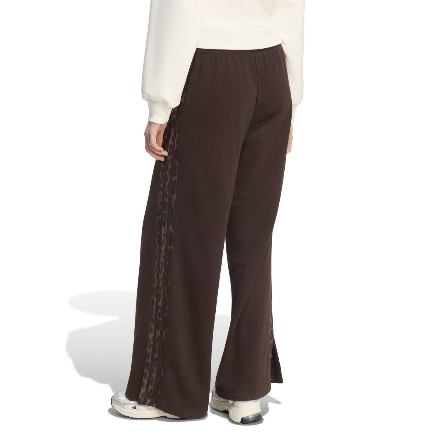 adidas Seasonal Essentials Animal Print 3-Stripes Damen Freizeithose braun