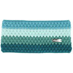 Eisglut Odelial Merino Strickstirnband Damen grün blau