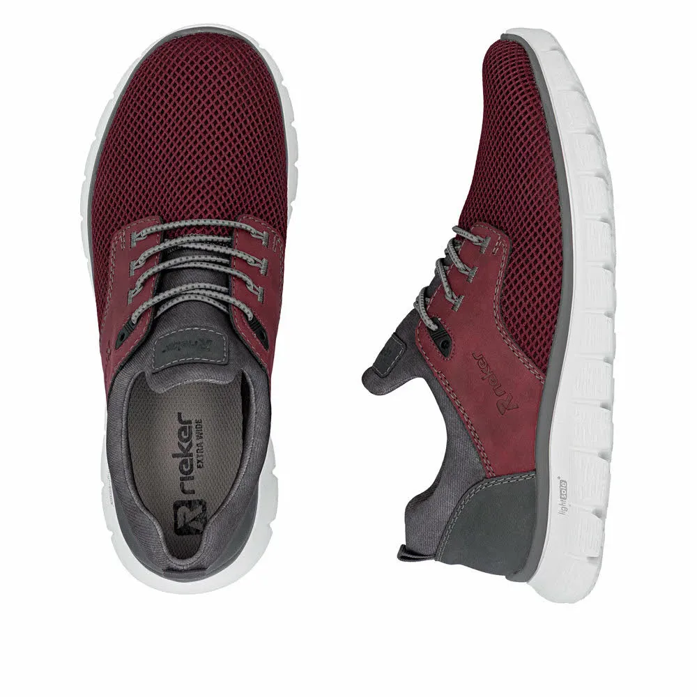 Rieker Herren Slipper rot