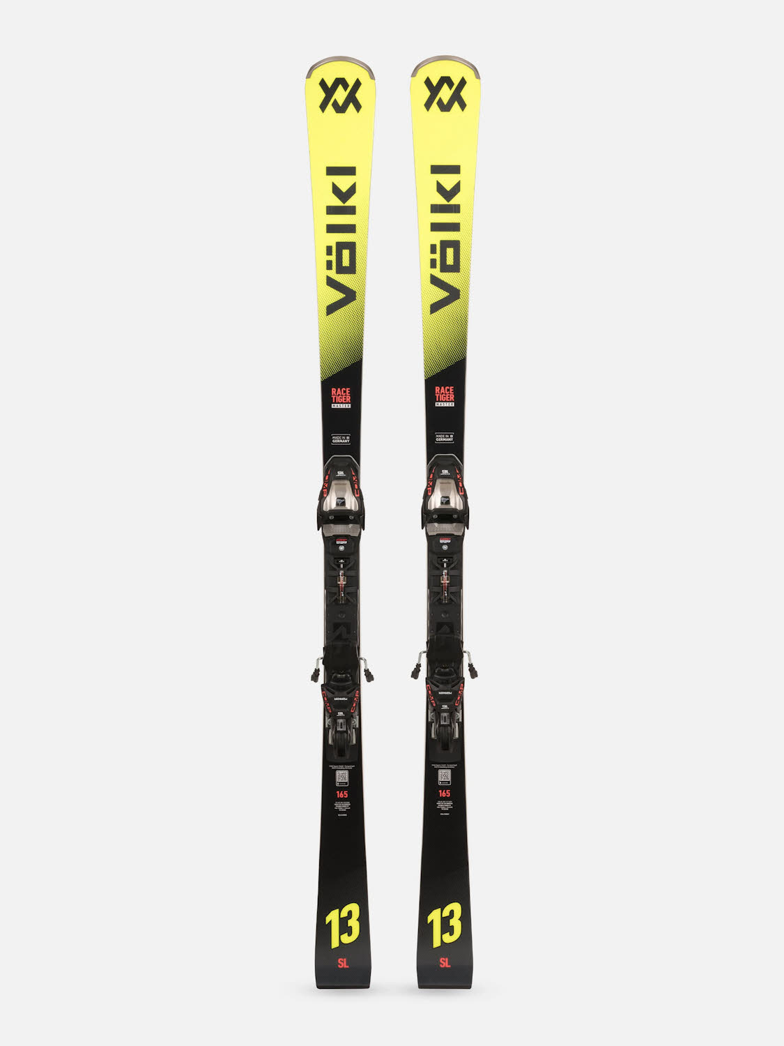 Völkl RACETIGER SL MASTER + COMP16 GW Slalomcarver Ski Experten 26/27 gelb/schwarz