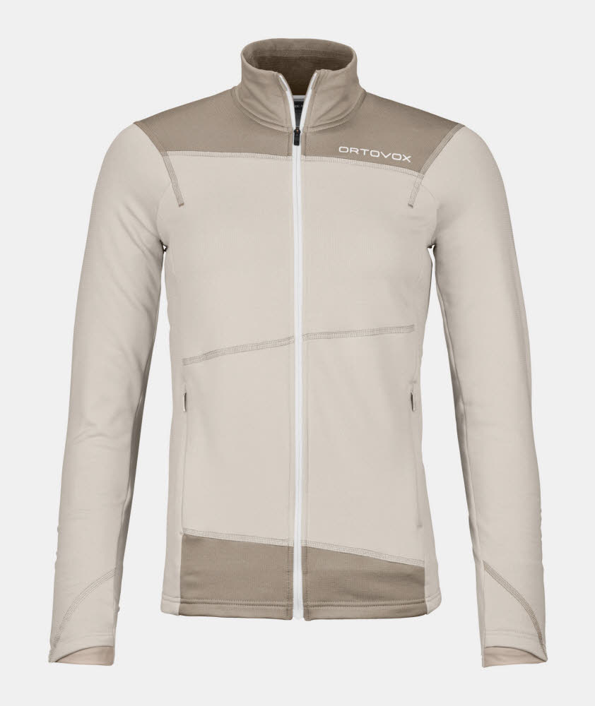 Ortovox FLEECE LIGHT JACKET W Damen Fleecejacke Midlayer white chalk