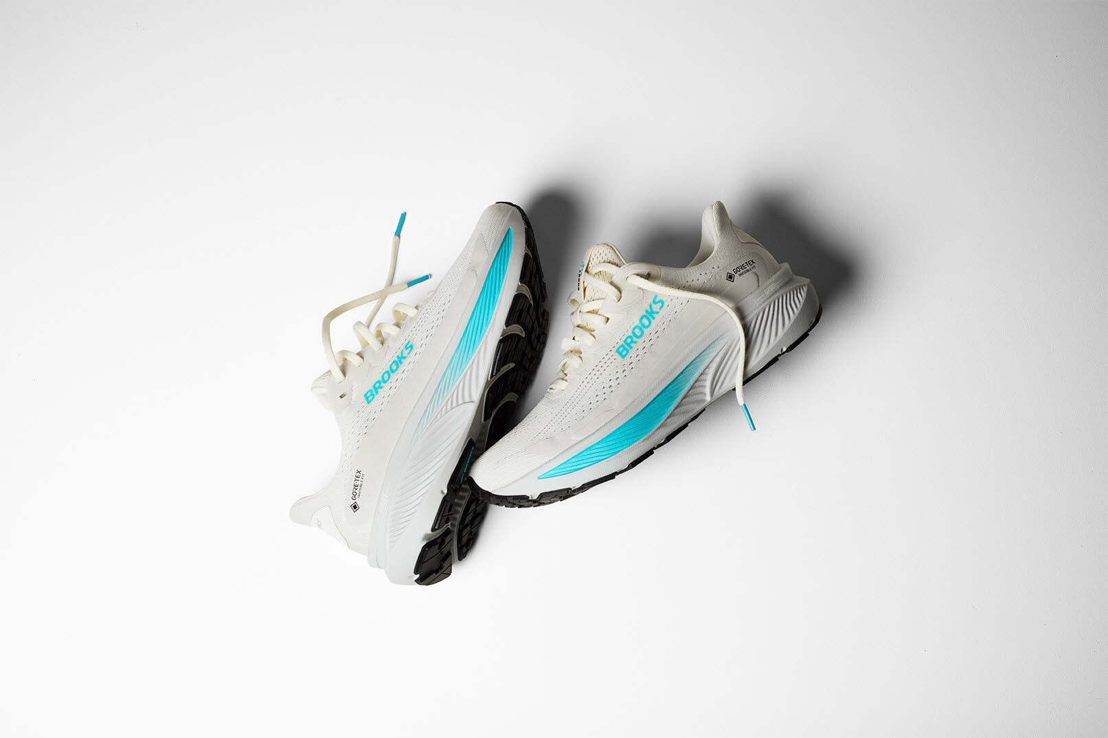 Brooks Ghost 17 GTX Damen Laufschuhe Joggingschuhe coconut/oyster/blue