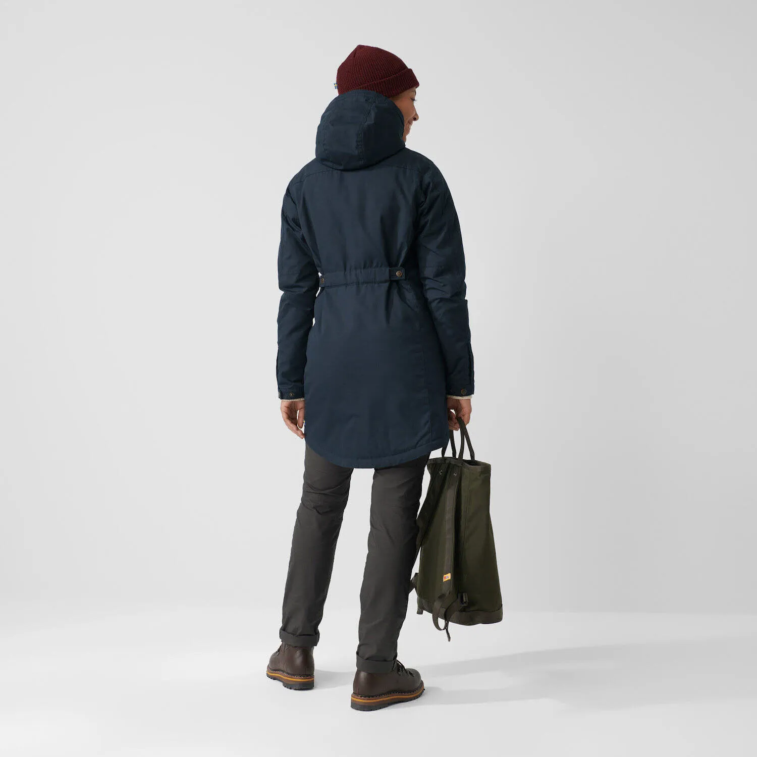 Fjällräven Kiruna Padded Parka Isolierend Atmungsaktiv Wasserabweisend Winddicht Damen Blau