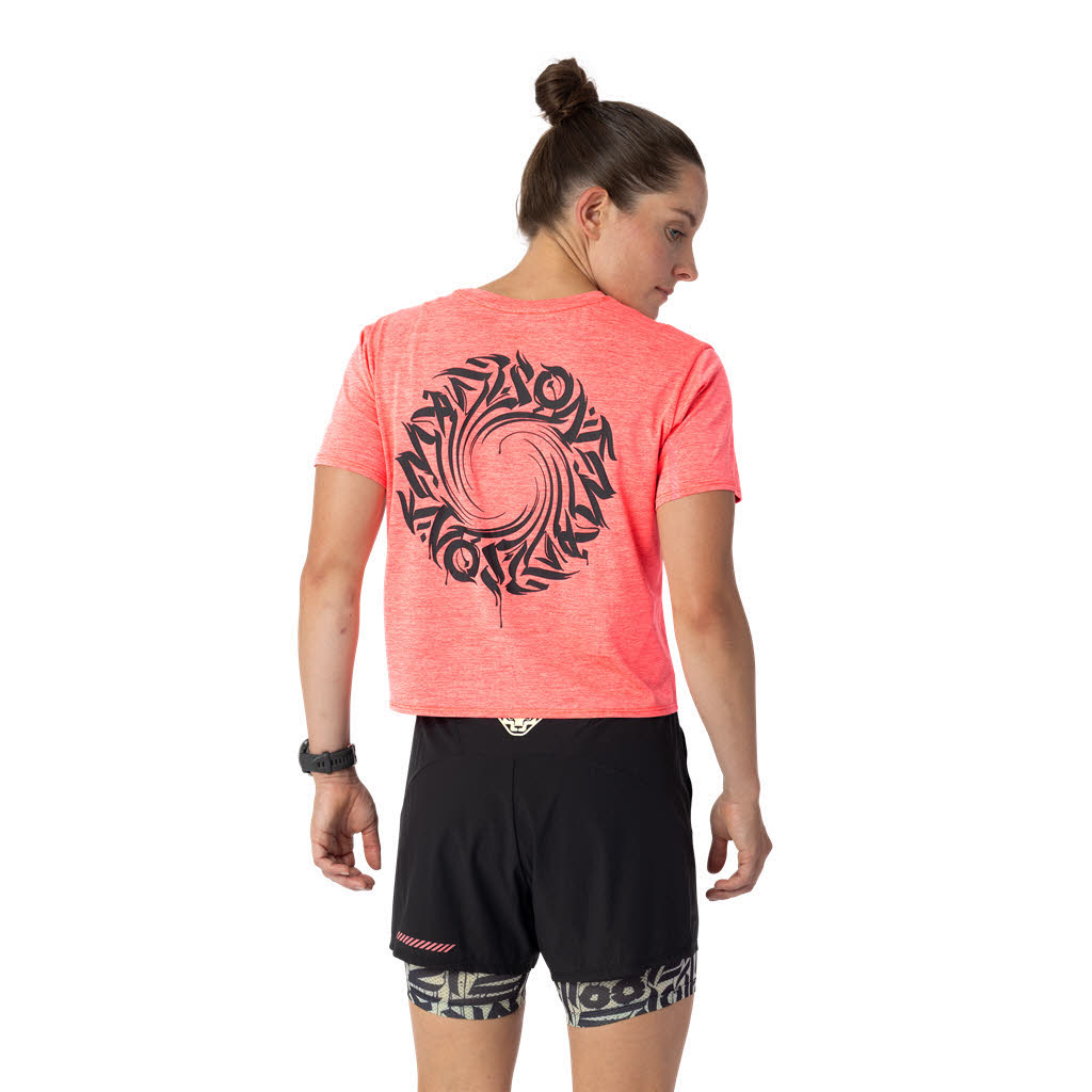 Dynafit TRAIL T-SHIRT W Damen Laufshirt Trailrunningshirt ultra coral