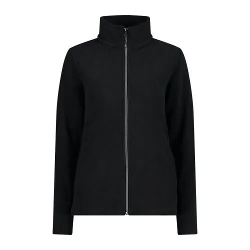 CMP Damen Schwergewicht Arctic Fleece Fleece mit durchgehendem Reißverschluss Schwarz