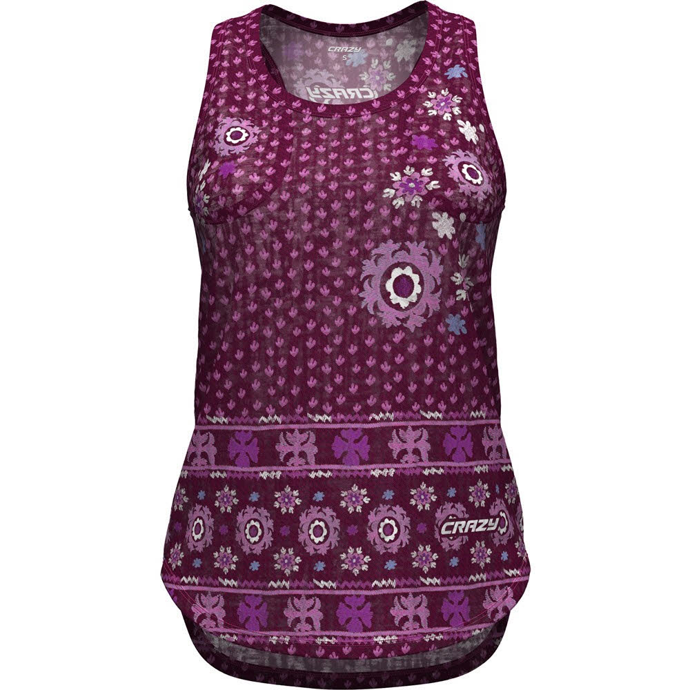 Crazy Idea TOP AFTER Damen Freizeit-Top ärmellos caleido