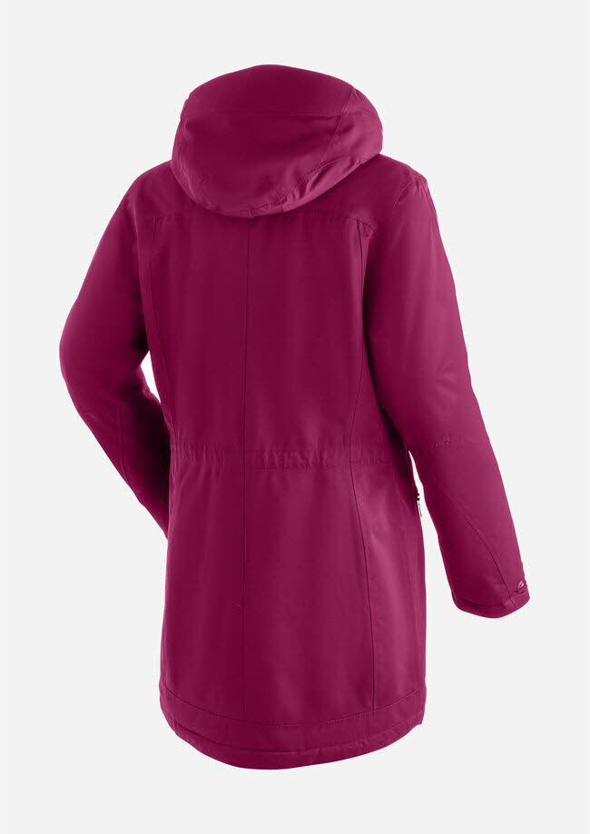 Maier Sports Lisa 2 Damen Mantel Freizeitmantel mit Kapuze lila Bild 2 Maier Sports Lisa 2 Damen Mantel Freizeitmantel mit Kapuze lila