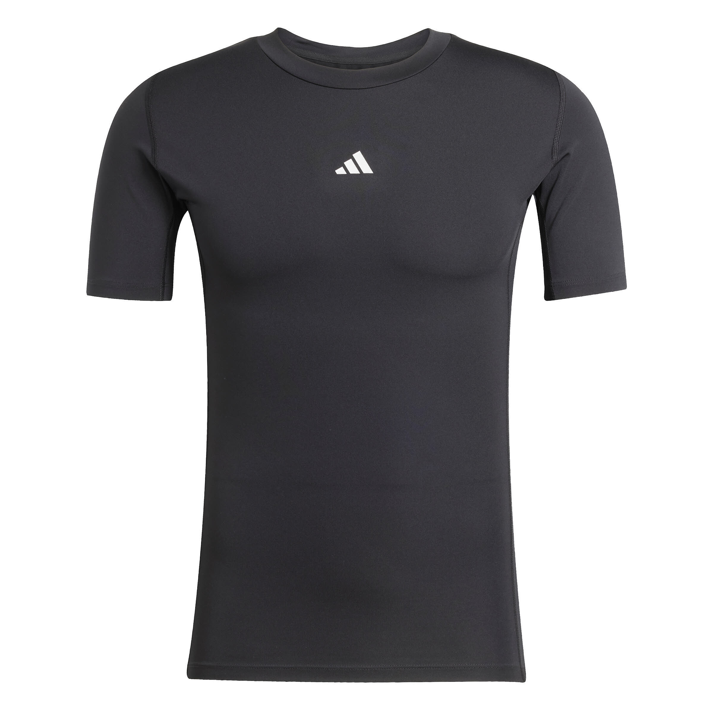 adidas TECHFIT Herren Fußballshirt schwarz