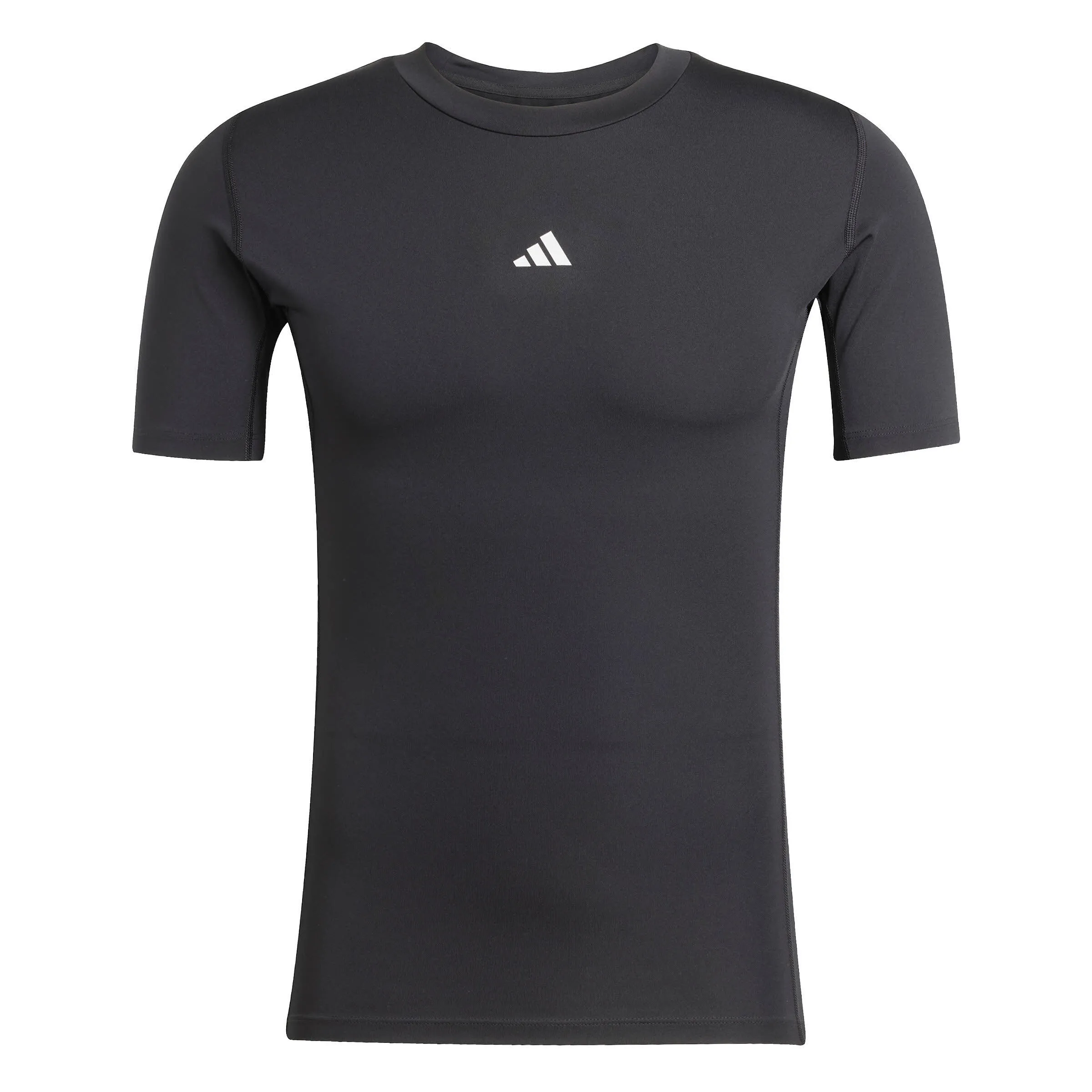 adidas TECHFIT Herren Fußballshirt schwarz