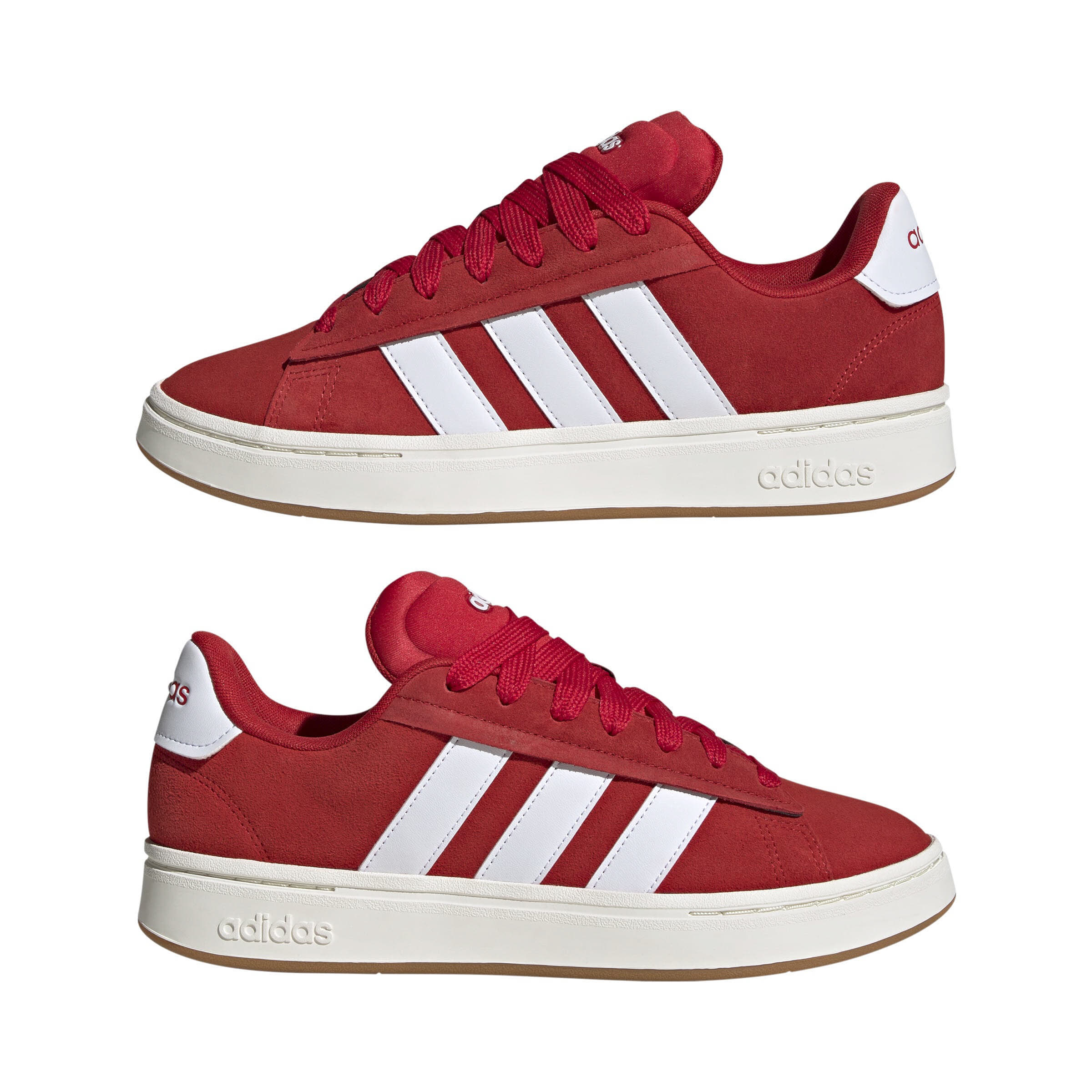 adidas GRAND COURT ALPHA 00s Herren Sneaker Low Freizeitschuhe rot