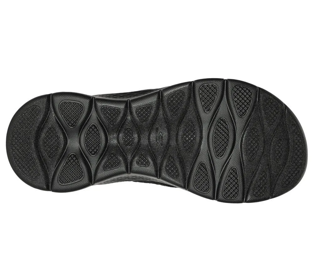 Skechers GO WALK FLEX SANDAL - SPLENDOR Damen Flip-Flops Sandalen schwarz