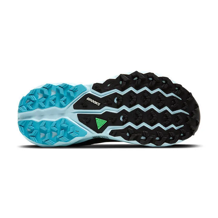 Brooks Cascadia 19 GTX Damen Laufschuhe Joggingschuhe black/ebony/blue flower