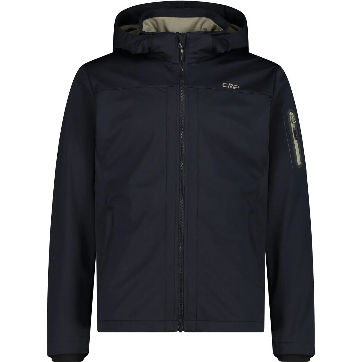 CMP Softshelljacke Kapuzenjacke Herren dunkelgrau schwarz