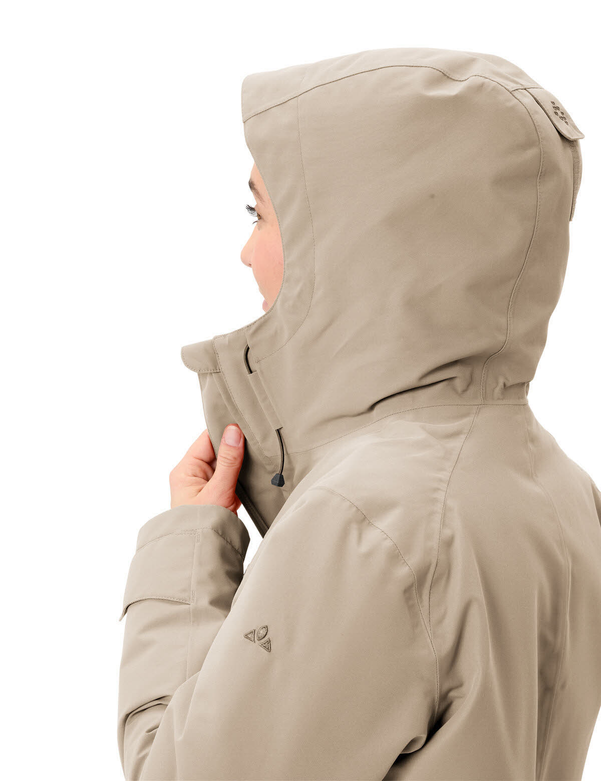 Vaude Skomer Freizeitmantel Parka Damen beige