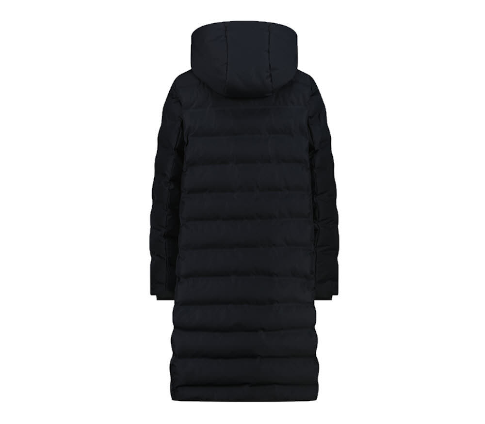CMP WOMAN COAT FIX HOOD Damen Wintermantel schwarz