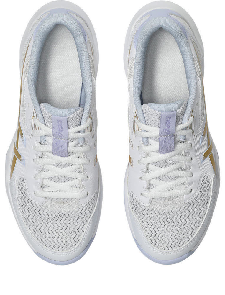 Asics GEL-ROCKET 12 Damen Hallenschuhe Sportschuhe white/champagne