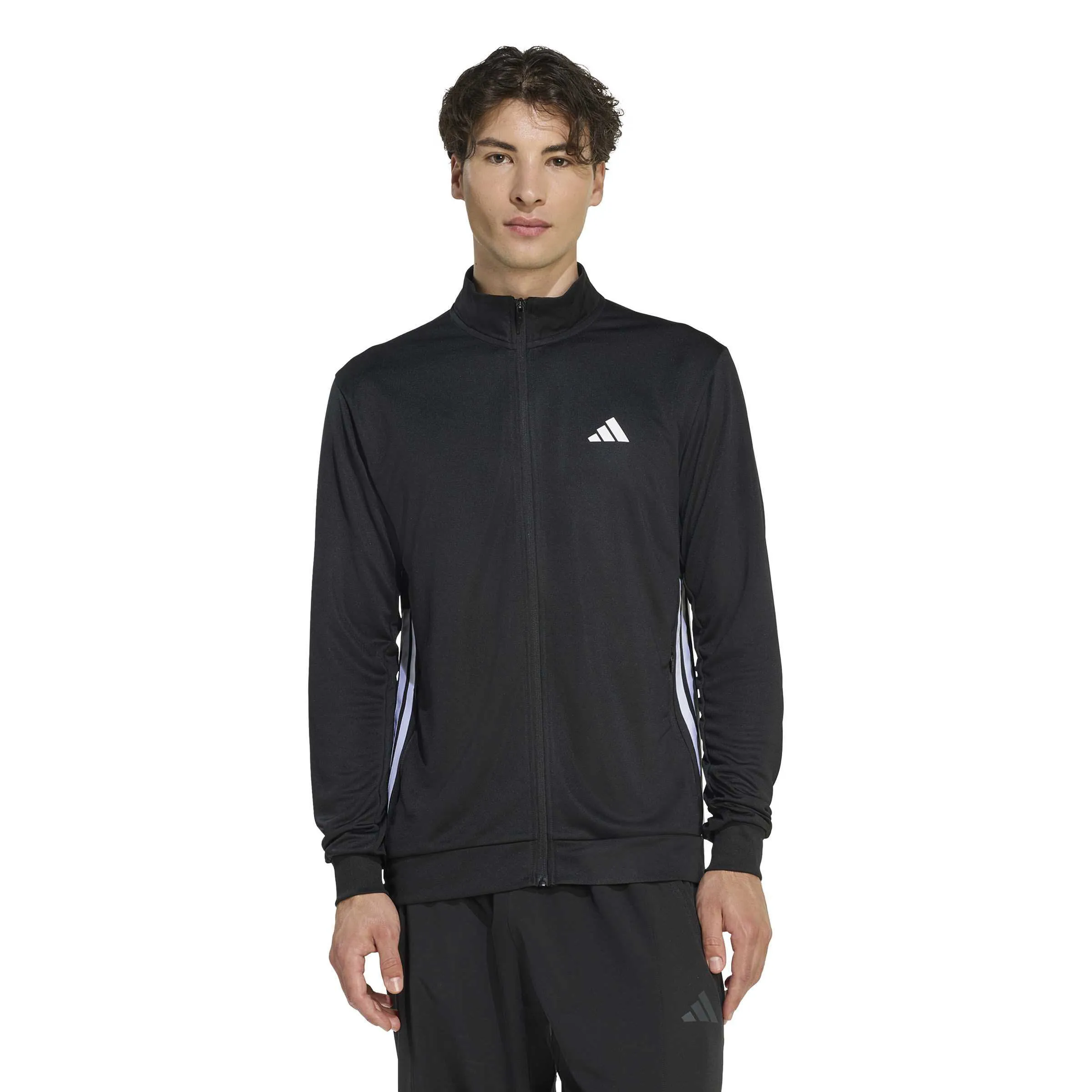 Adidas WE ALLSET 3S TT Herren Trainingsjacke schwarz