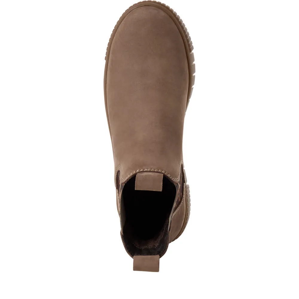 Tamaris Damen Stiefelette Stiefel beige