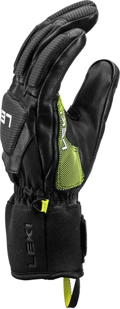 Leki HS Griffin Pro 3D Herren Skihandschuhe Fingerlinge schwarz/grün
