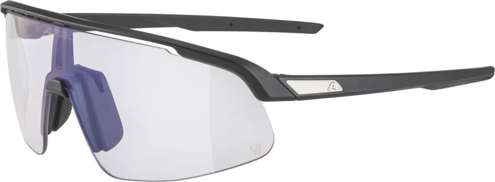 Alpina TURBO PRO S V Unisex Sportbrille Radsportbrille Sonnenbrille black matt