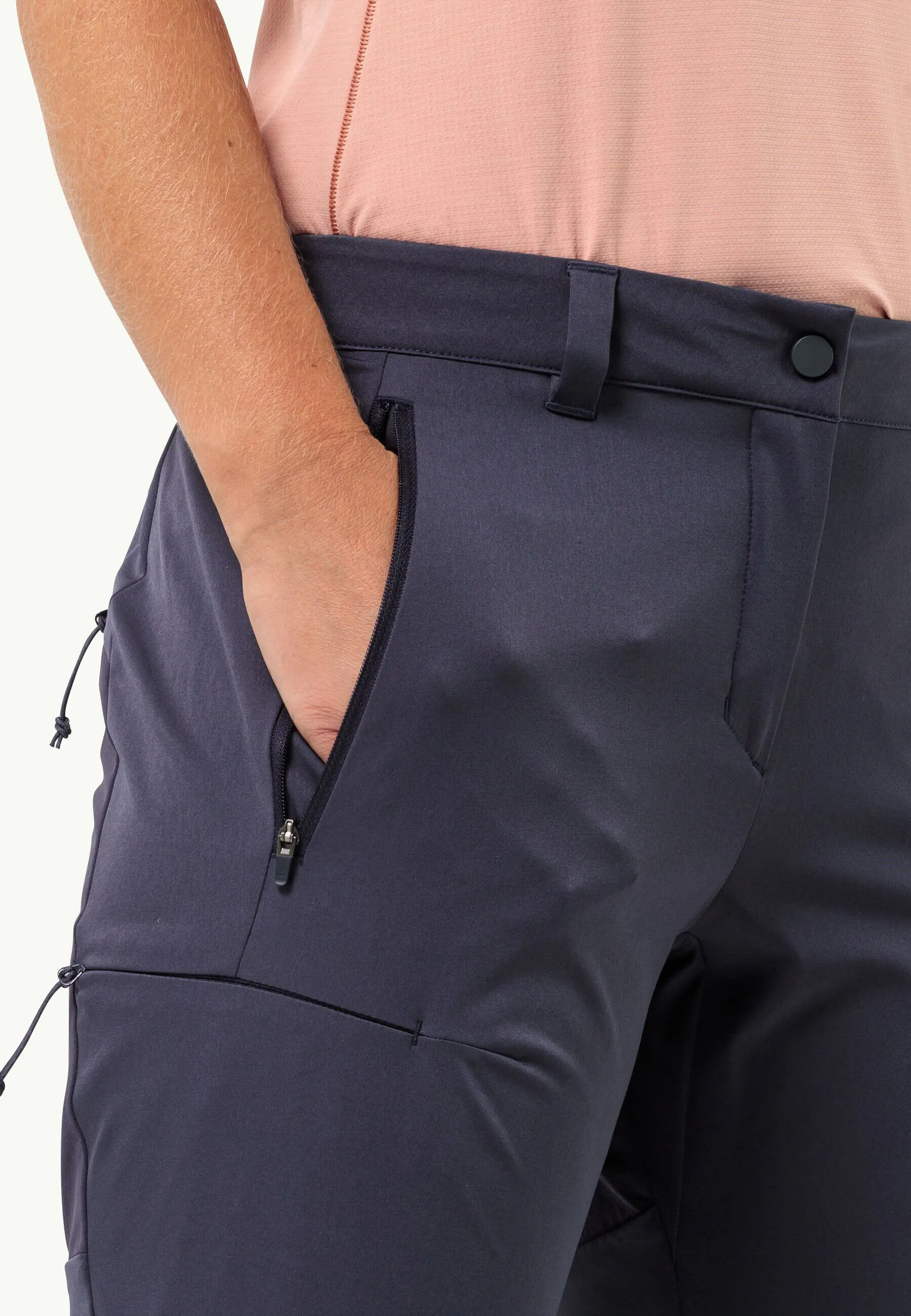 Jack Wolfskin Hiking Alpine Damen Wanderhose Trekkinghose grau