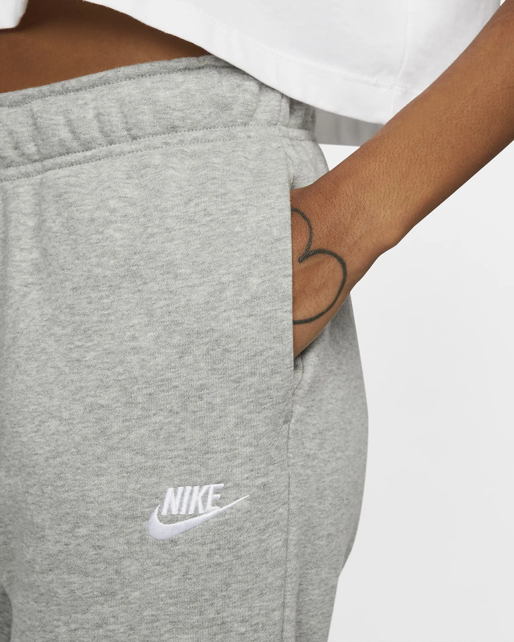NIKE SPORTSWEAR CLUB FLEECE Damen Jogginghose Trainingshose grau NEU