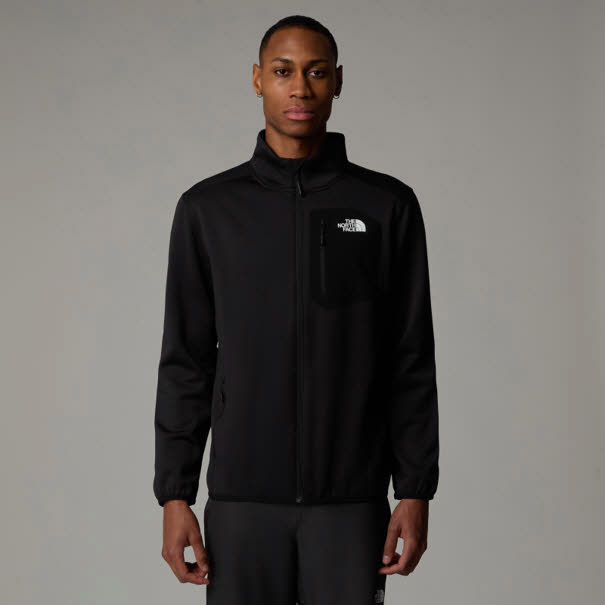 THE NORTH FACE HE CREST FULL ZIP JACKET Herren Fleecejacke schwarz