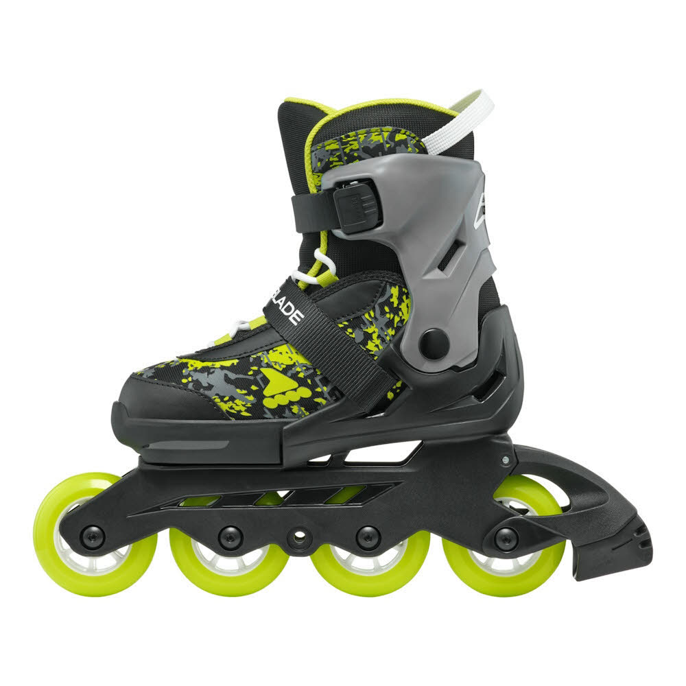 Rollerblade MICROBLADE SL Kinder Inline Skates verstellbar schwarz/lime