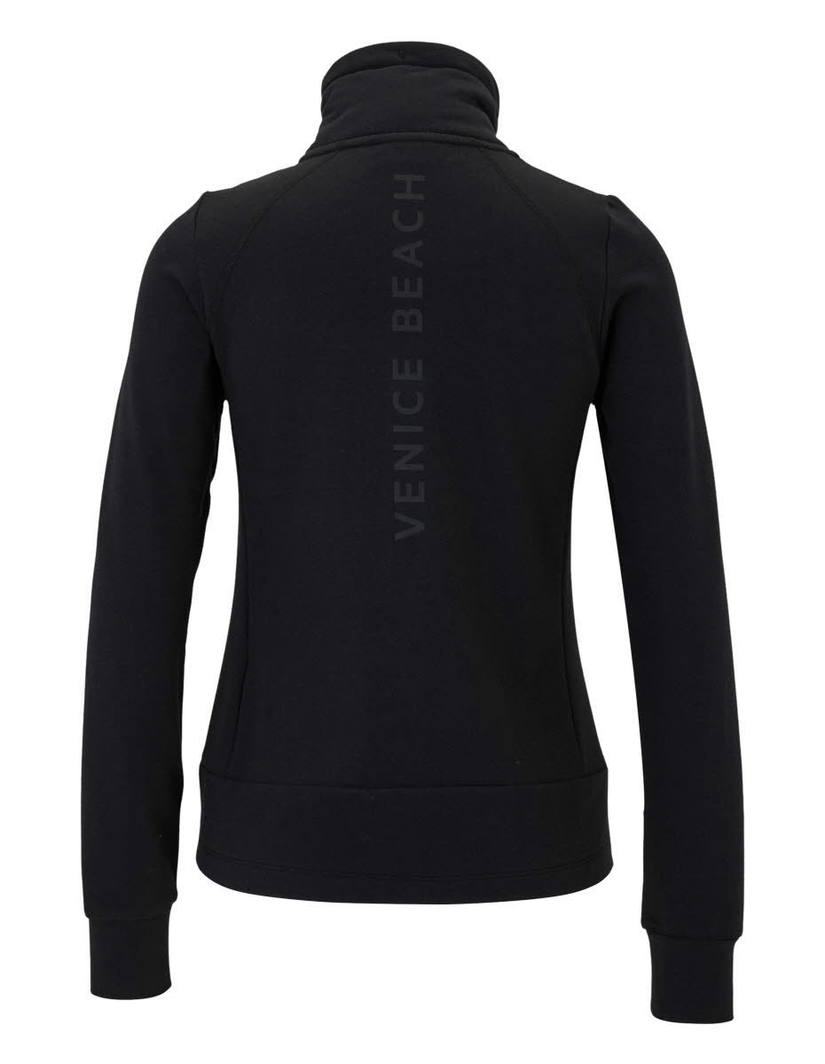 Venice Beach FLORENCE Damen Sweatjacke Zip-Jacke schwarz