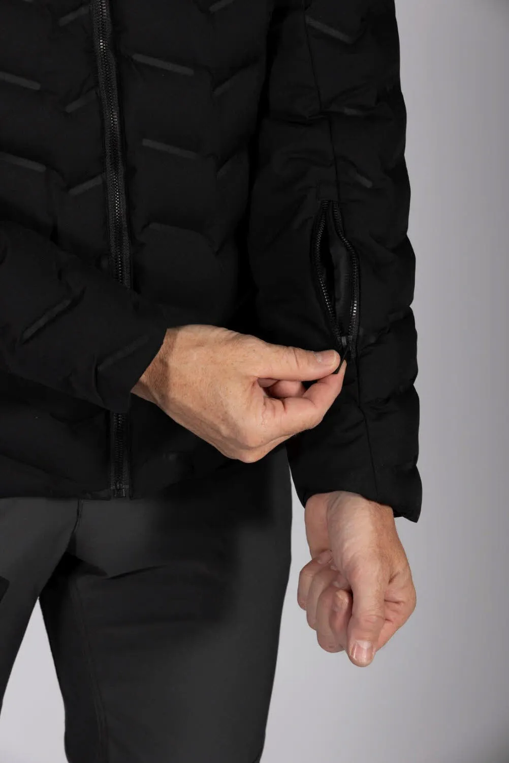 Maul Thun MTX Skijacke Winterjacke Steppjacke Herren schwarz