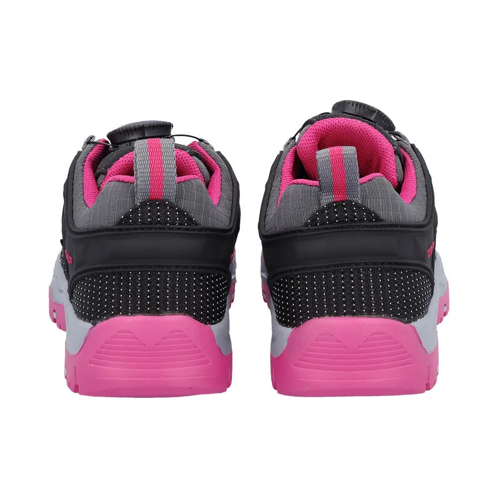 CMP KIDS KIRUNA LOW FITGO TREKKING SHOES WP Mädchen Wanderschuhe grey/fuxia