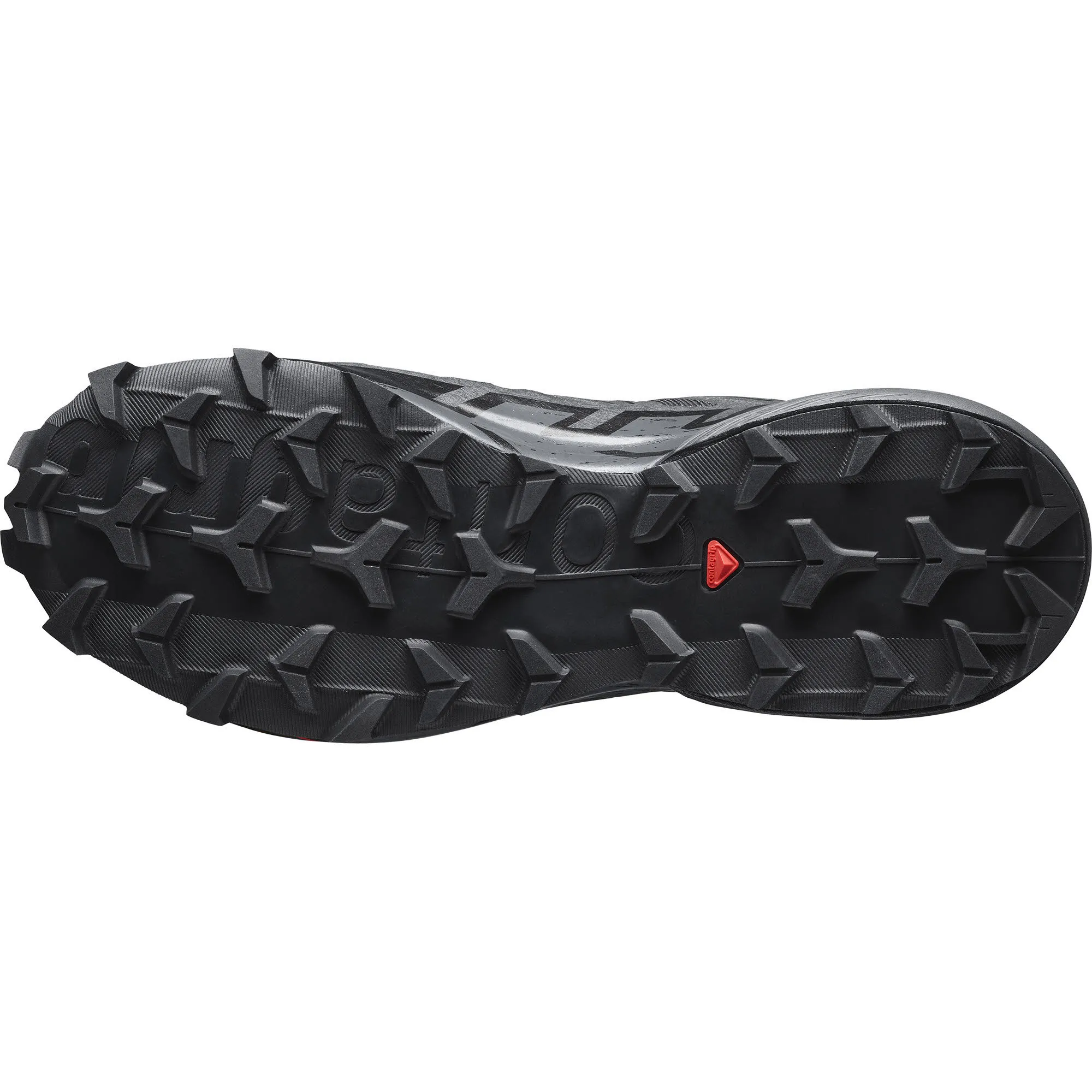 Salomon Speedcross 6 GTX Trailrunning-Schuhe mit Quicklace Wetterfest Damen Schwarz