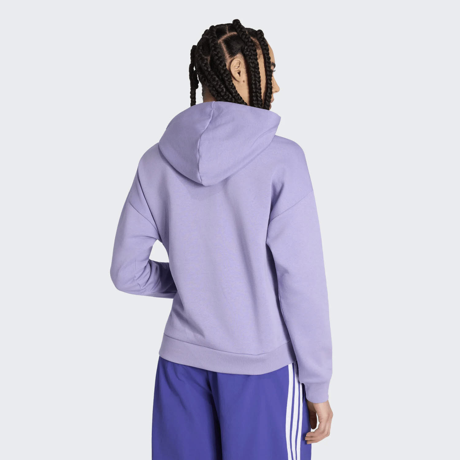 adidas Essentials Feel Cozy Hoodie Damen Pullover Hoodie lila