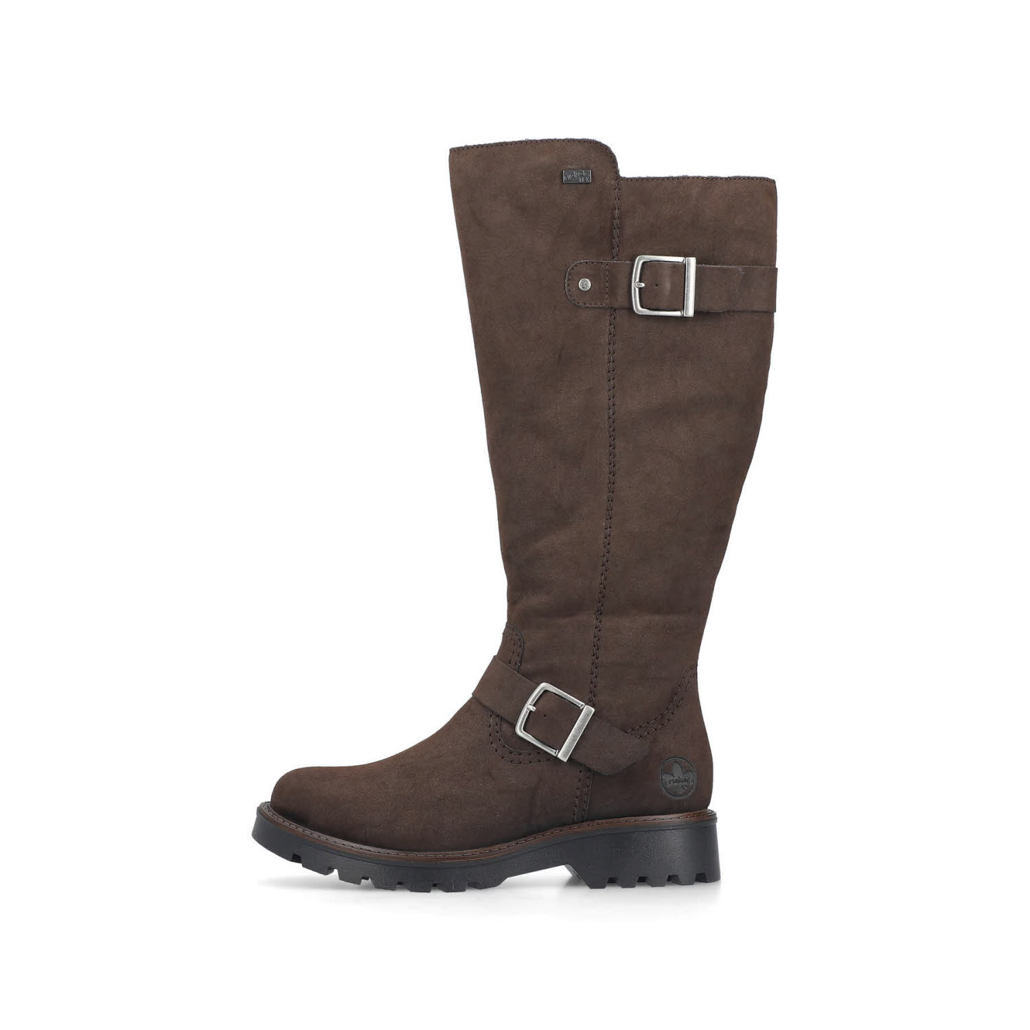 Rieker HWK Damen Stiefel Damen Hochschaftstiefel Winterstiefel braun