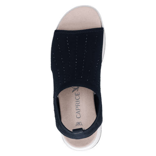 Caprice Damen Sandalen Sandaletten bequem schwarz