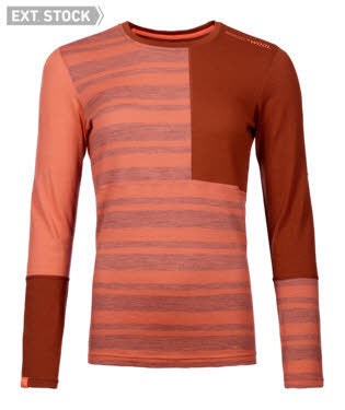 Ortovox 185 ROCK'N'WOOL LONG SLEEVE W Damen Longsleeve Wintertouren coral NEU