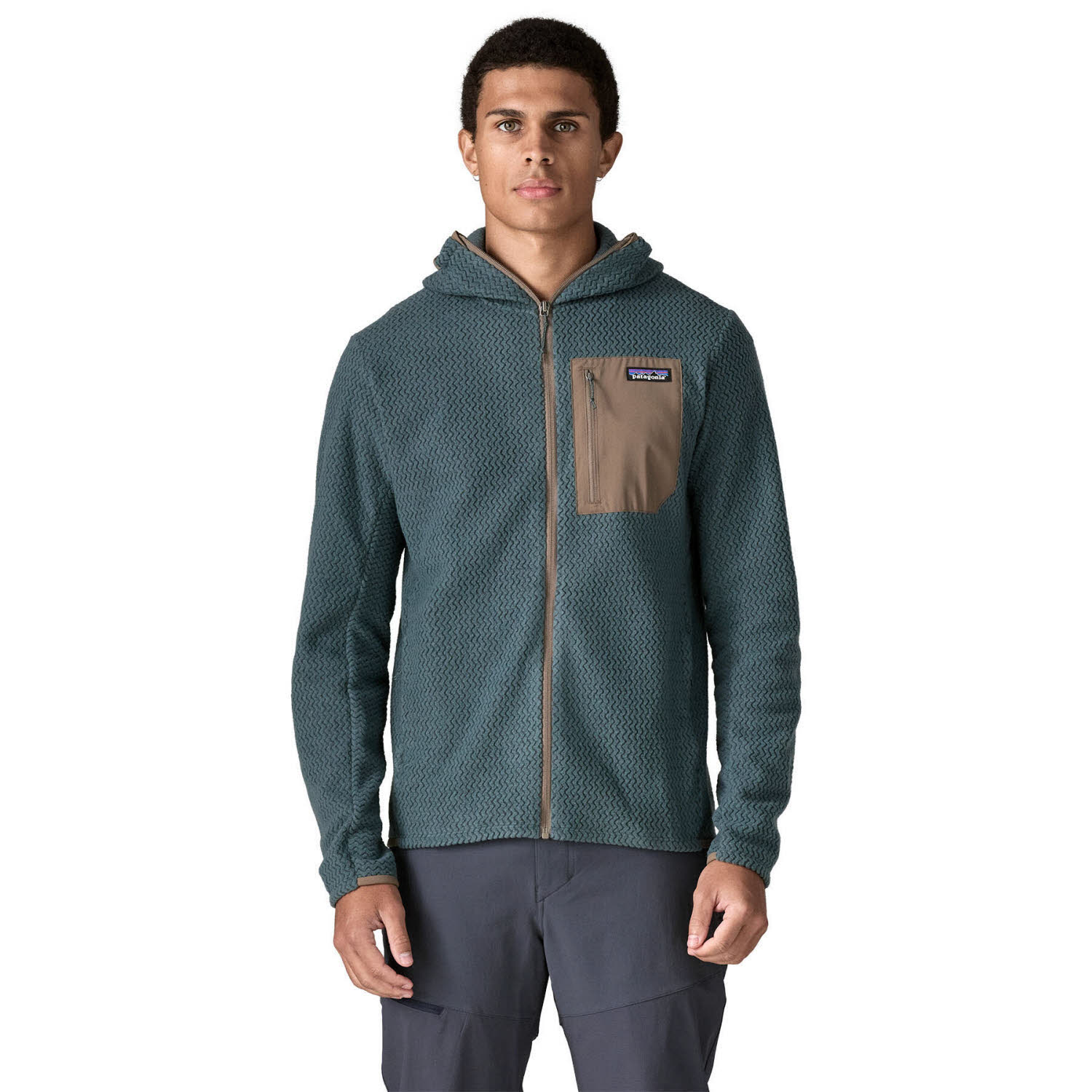 Patagonia R1 Air Full-Zip Hoody Herren Fleeceweste summit blue