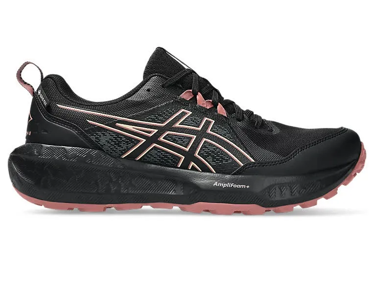 Asics GEL-SONOMA 8 GTX Damen Laufschuhe Trailrunning-Schuhe schwarz/orange