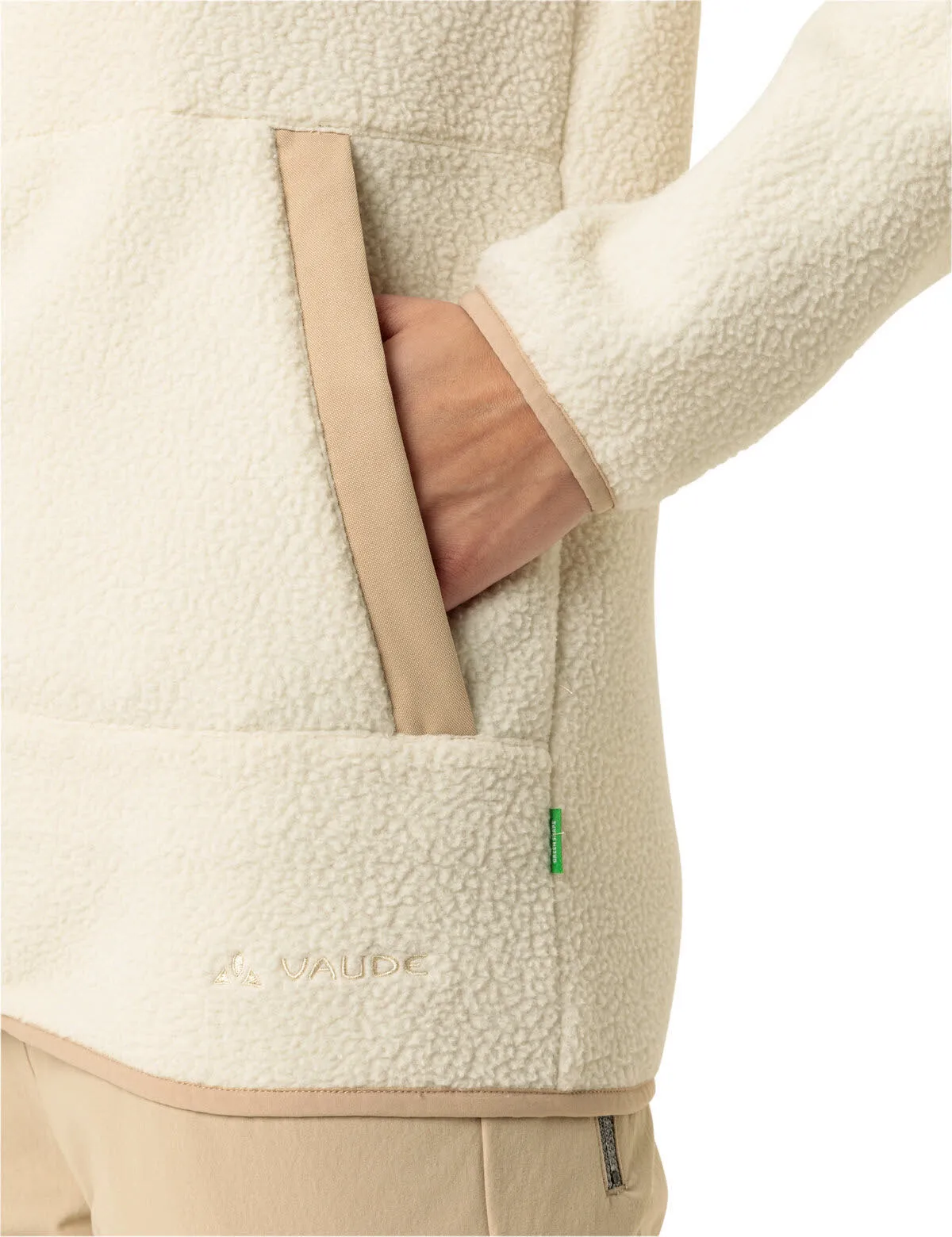 Vaude Manukau Fleecejacke Damen beige