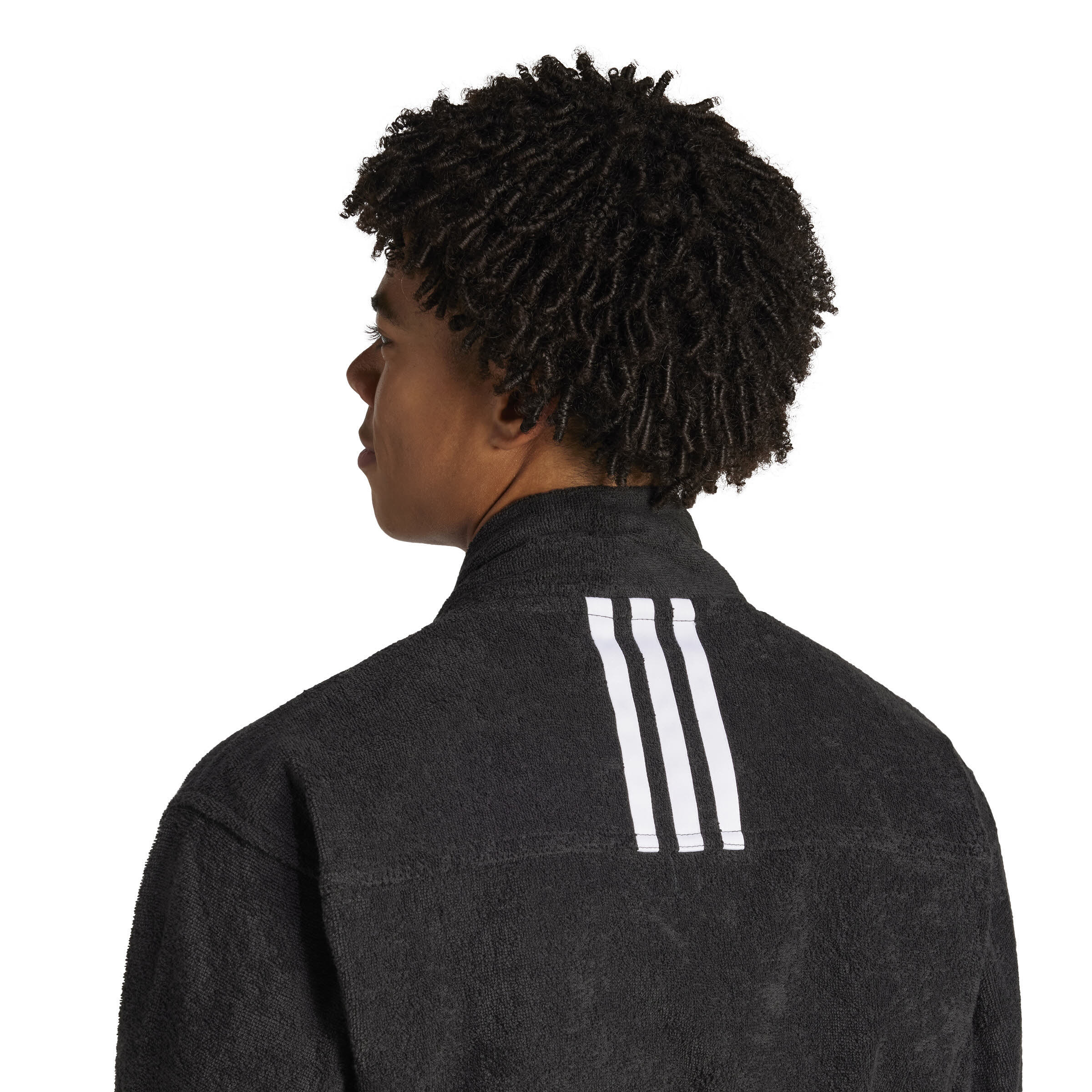 adidas Bademantel Herren Unisex schwarz