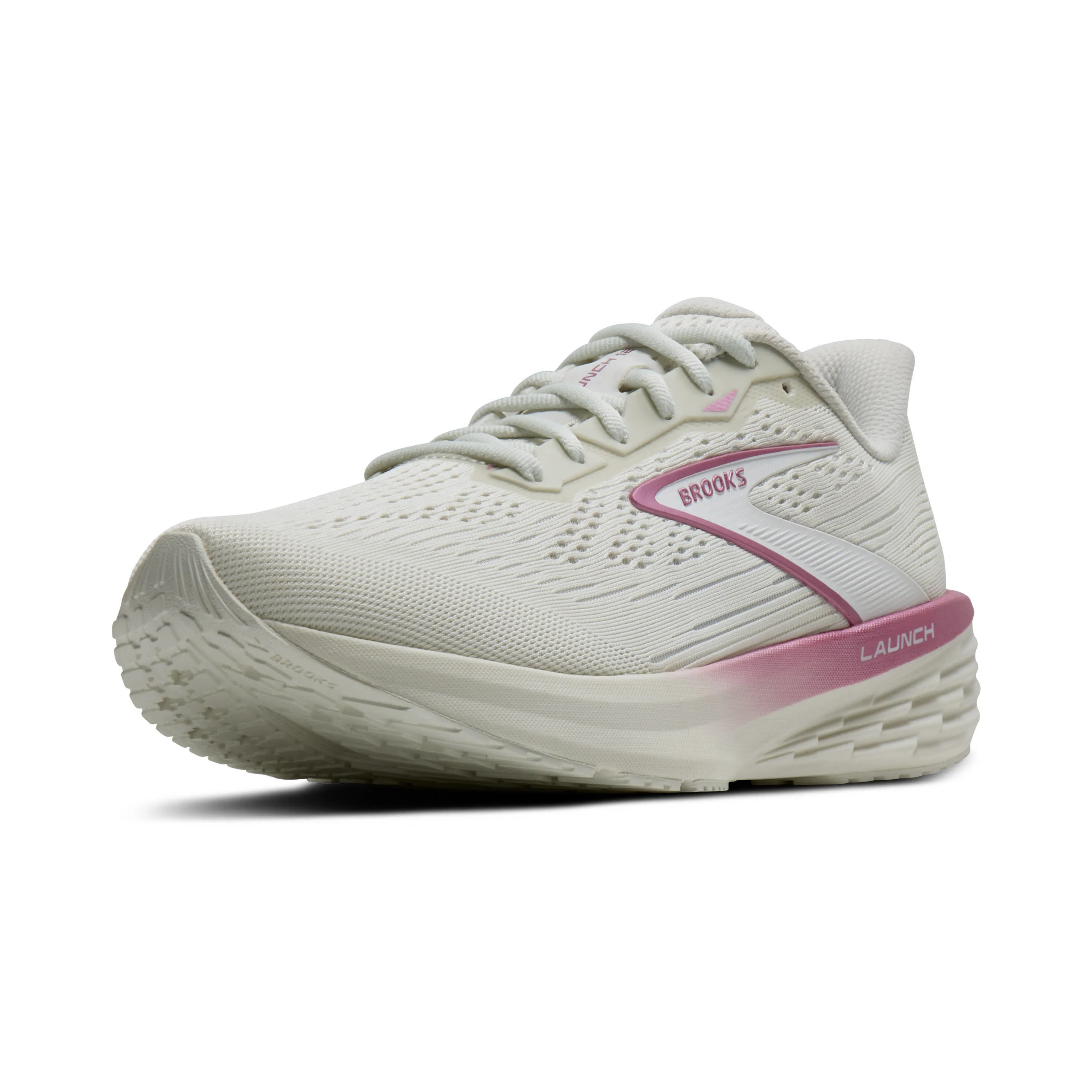 Brooks Launch 12 Laufschuhe Damen weiß/pink