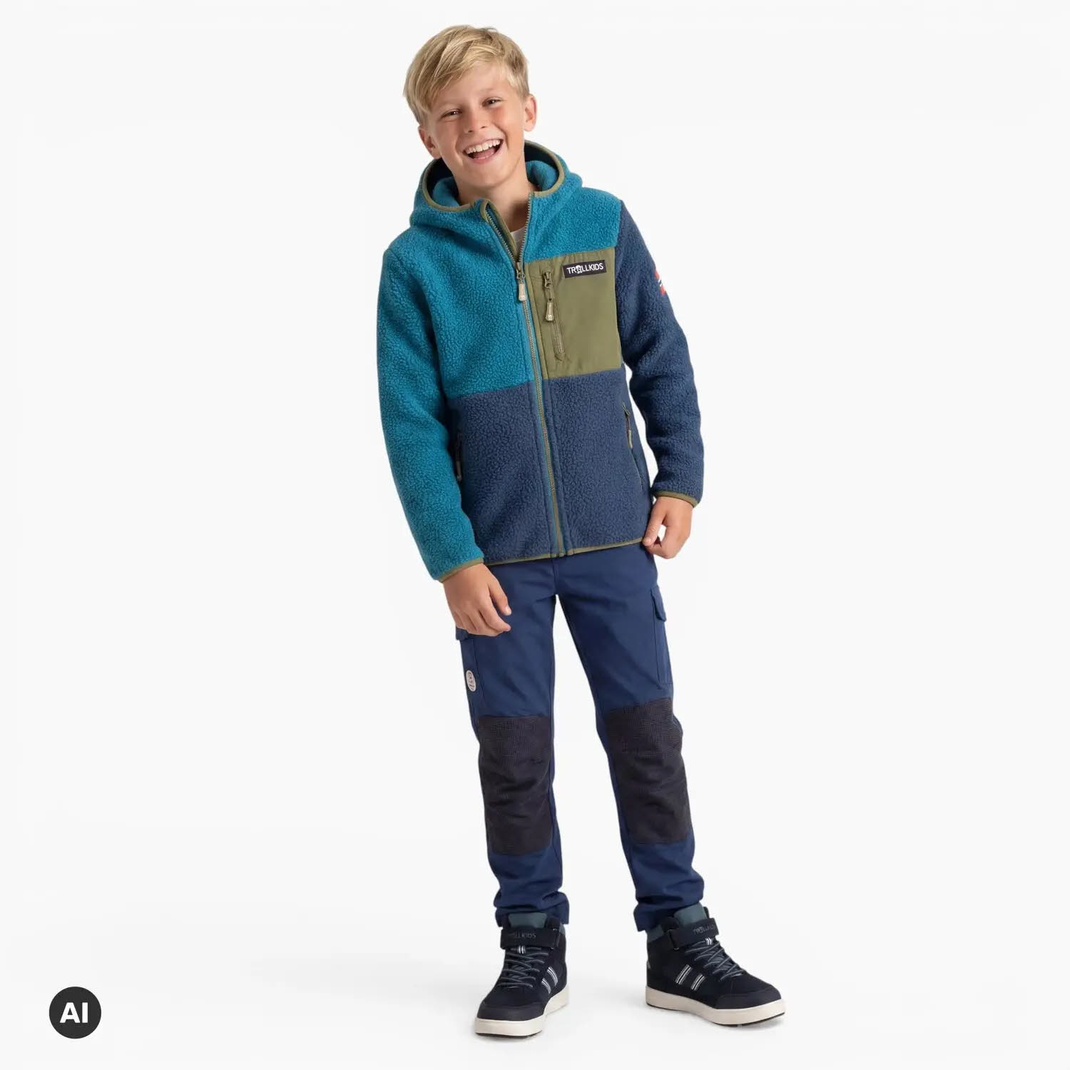 TROLLKIDS Kids Aurlandsfjord Jacket Jungen Fleecejacke rosa